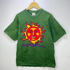 Vintage 90s O'Neill Surf Graphic Sun Faded T-Shirt XL